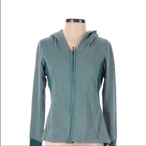 COLUMBIA xsmall zippered hooded gym/yoga jacket